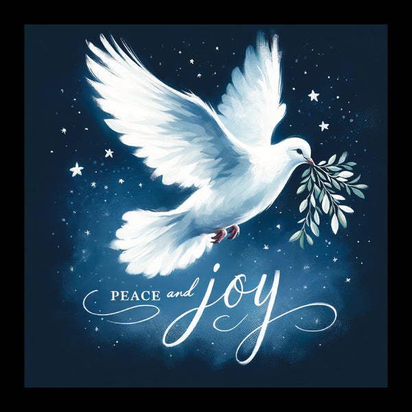Peace and Joy - Pack of 5 cards - Ref: kk18c