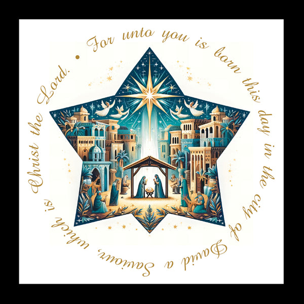 For unto you... - Pack of 5 cards - Ref: kk36c