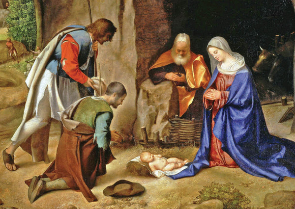 <p style="color:gold">Adoration of the Shepherds<br><p style="color:grey"> - Pack of 5 cards - <br>Ref: kb32b