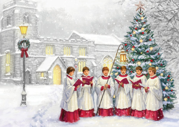 <p style="color:gold">Church Choir<br><p style="color:grey"> - Pack of 5 cards - <br>Ref: kc49b