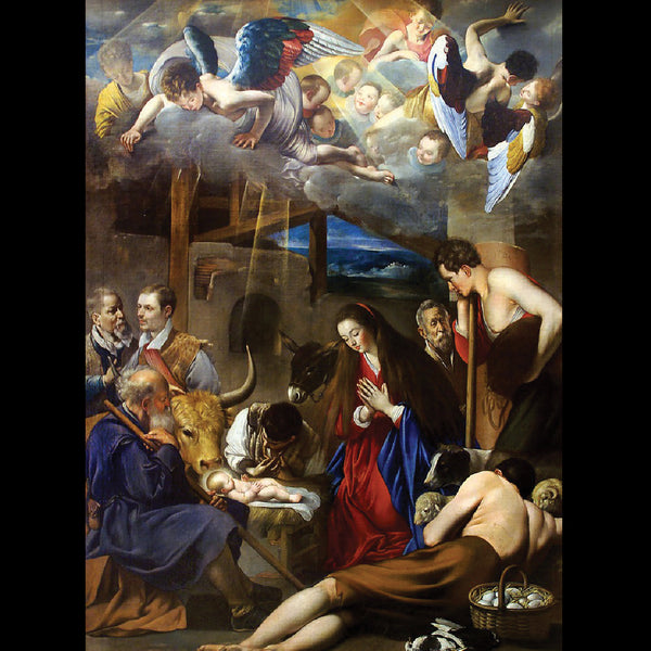 <p style="color:gold">Adoration of the Shepherds<br><p style="color:grey"> - Pack of 5 cards - <br>Ref: kf16e