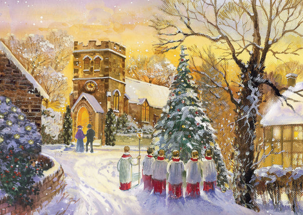 <p style="color:gold">The Village Choir<br><p style="color:grey"> - Pack of 5 cards - <br>Ref: kf20b