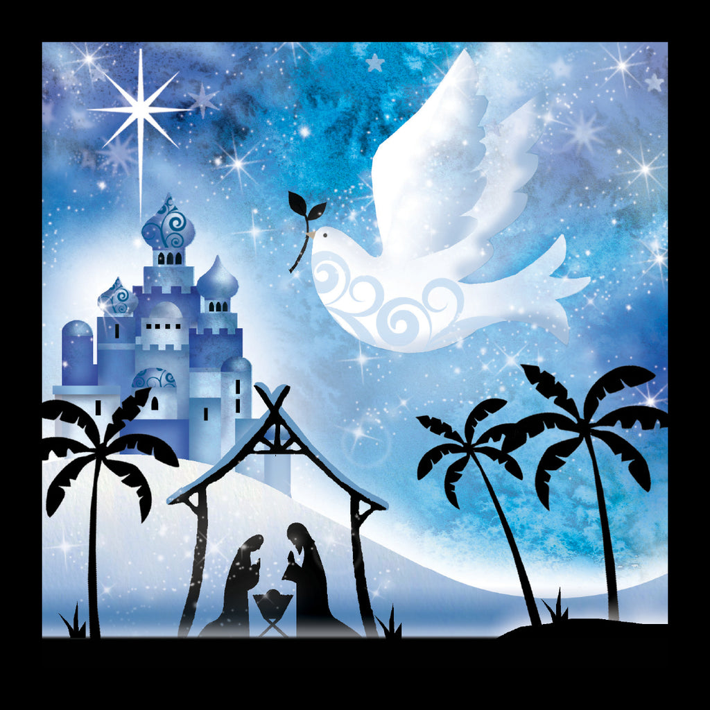 <p style="color:gold">Dove of Peace<br><p style="color:grey"> - Pack of 5 cards - <br>Ref: kf37c