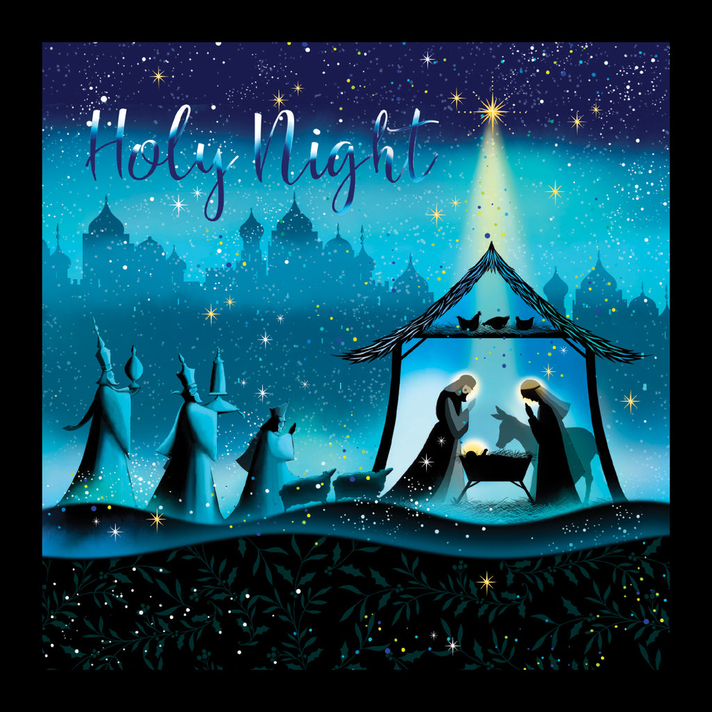 <p style="color:gold">Holy Night<br><p style="color:grey"> - Pack of 5 cards - <br>Ref: kg24c