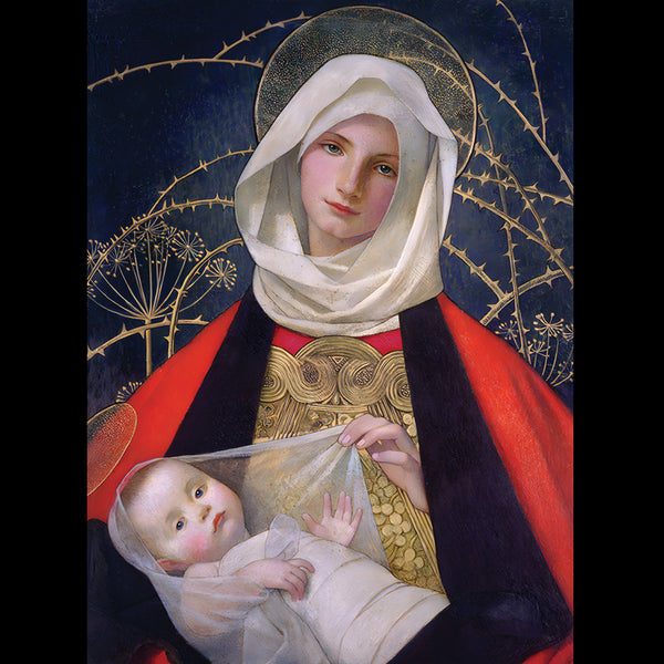 <p style="color:gold">Madonna and Child<br><p style="color:grey"> - Pack of 5 cards - <br>Ref: kh67e