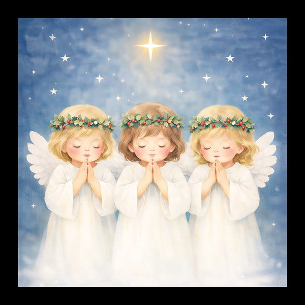 Three Angels - Pack of 5 cards - Ref: kl33c