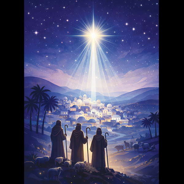 Star over Bethlehem - Pack of 5 cards - Ref: kl42e