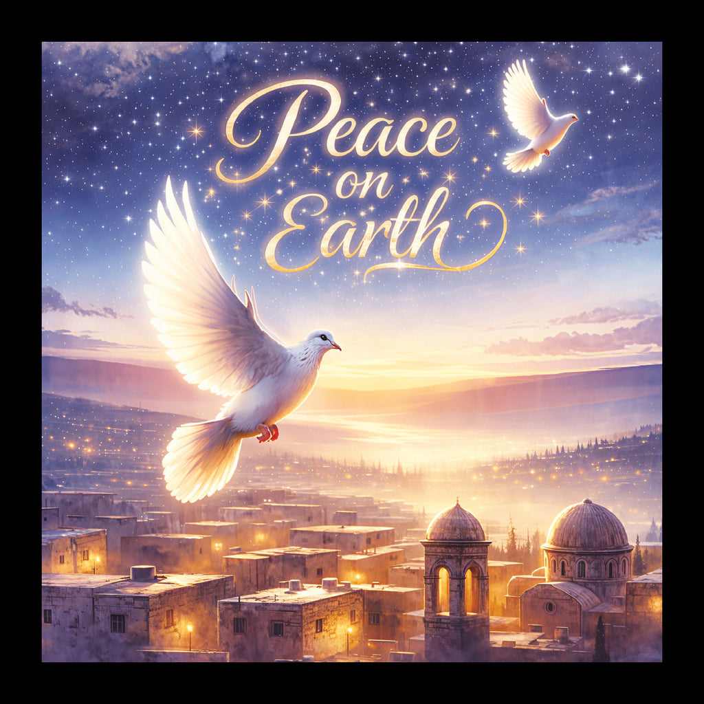 Doves over Bethlehem - Pack of 5 cards - Ref: kl50c