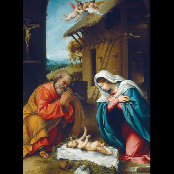 <p style="color:gold">The Nativity<br><p style="color:grey"> - Pack of 5 cards - <br>Ref: ke13e